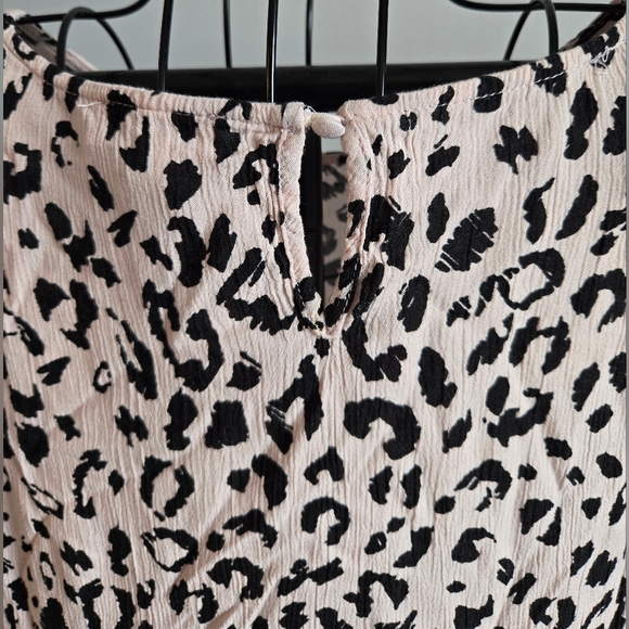 ANDREE BY UNIT Animal Print Top with Colorful Tassel Accents - Picture 6 of 8